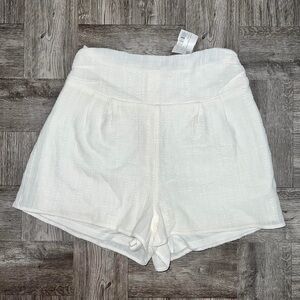 NEW Emory Park White High Waist Shorts Size Small